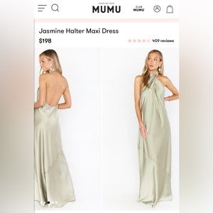 Show Me Your Mumu Jasmine Halter Maxi dress